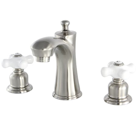 8 Widespread Bathroom Faucet, Brushed Nickel